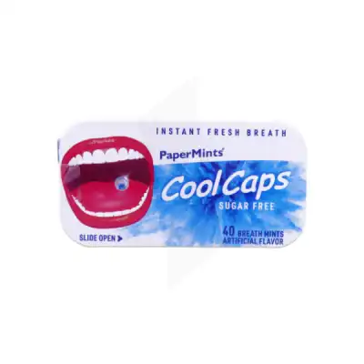 Papermints Cool Caps Caps Rafraîchissante Boîte De 40 à BRUGES