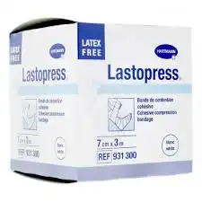 Lastopress® Bande De Compression Cohésive 7 Cm X 3 Mètres - Coloris Blanc à Roquemaure