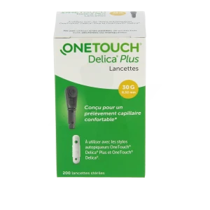 One Touch Delica Plus Lancettes B/200
