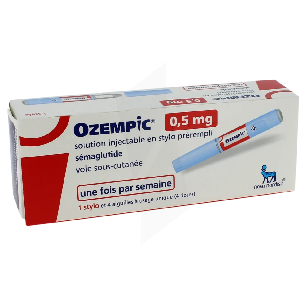 Ozempic 0,5 Mg, Solution Injectable En Stylo Prérempli