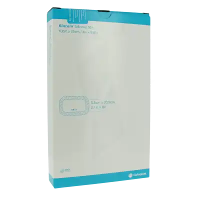 Biatain Silicone Lite Pans Hydrocellulaire Alvéolé 10x25cm B/10 à La Roche-Posay
