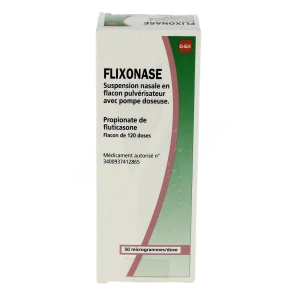 Flixonase 50 Microgrammes/dose, Suspension Nasale En Flacon Pulvérisateur Avec Pompe Doseuse