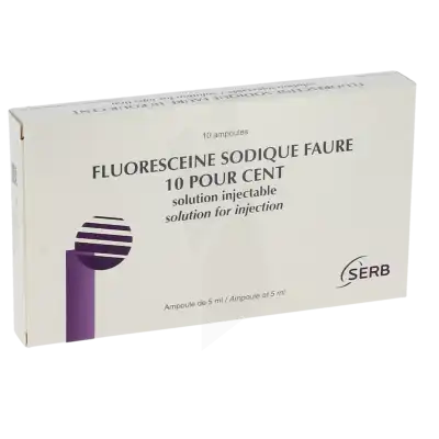 Fluoresceine Sodique Faure 10 Pour Cent, Solution Injectable à LIEUSAINT