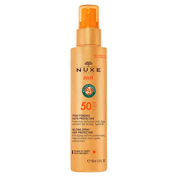 Nuxe Sun Spf50 Spray Fondant Visage Et Corps Fl/150ml