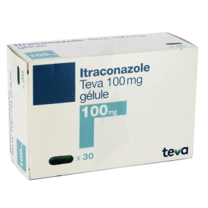 Itraconazole Teva 100 Mg, Gélule