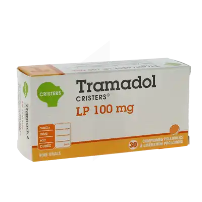 Tramadol Cristers Lp 100 Mg, Comprimé Pelliculé à Libération Prolongée à Bergerac
