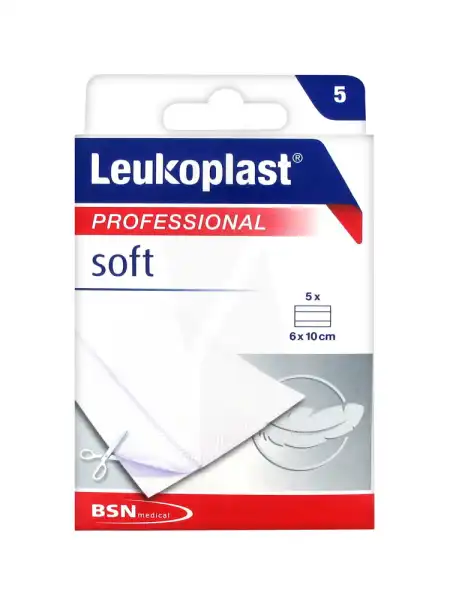 Leukoplast Soft Pans Adhésif 6cmx10cm Bande