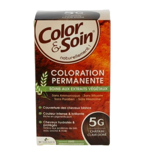 Color&soin Kit Coloration Permanente 5g Châtain Clair Doré