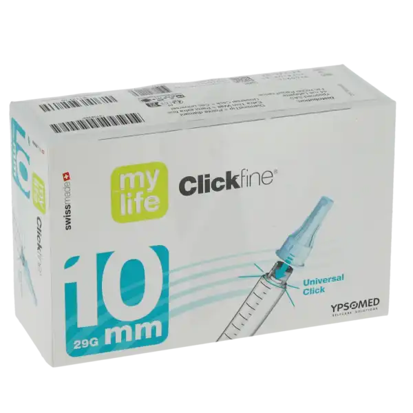 Mylife Clickfine, 10 Mm X 0,33 Mm, Bt 100