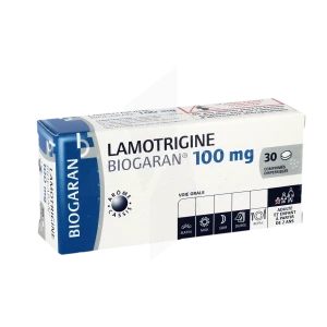 Lamotrigine Biogaran 100 Mg, Comprimé Dispersible