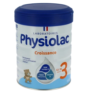 Physiolac Croissance Lait En Poudre B/800g