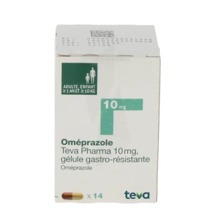 Omeprazole Teva Pharma 10 Mg, Gélule Gastro-résistante