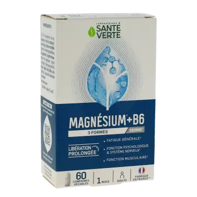 Sante Verte Magnésium 3 Formes 360 Mg Comprimés Boîte De 60 à PARIS