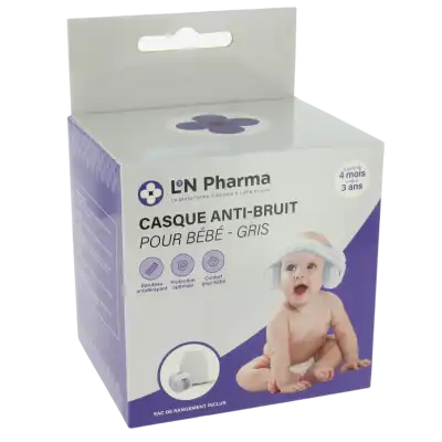 L2n Casque Anti-bruit Gris Bébé à Hagetmau