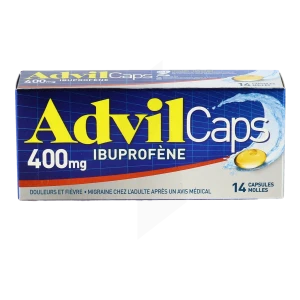Advilcaps 400 Mg Caps Molle Plaq/14