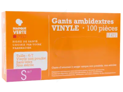 Marque Verte Gant Vinyle Non Poudré Taille M à Bordeaux