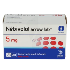 Nebivolol Arrow Lab 5 Mg, Comprimé Quadrisécable