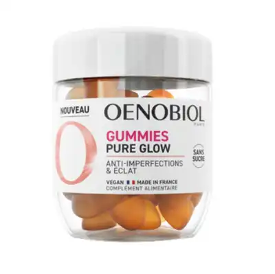 Oenobiol Gummies Pur Glow Gommes Pot/60 à VIC-FEZENSAC