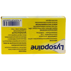 LysopaÏne Cetylpyridinium Lysozyme Citron Gingembre Sans Sucre, Comprimé à Sucer édulcoré Au Sorbitol Et à La Saccharine