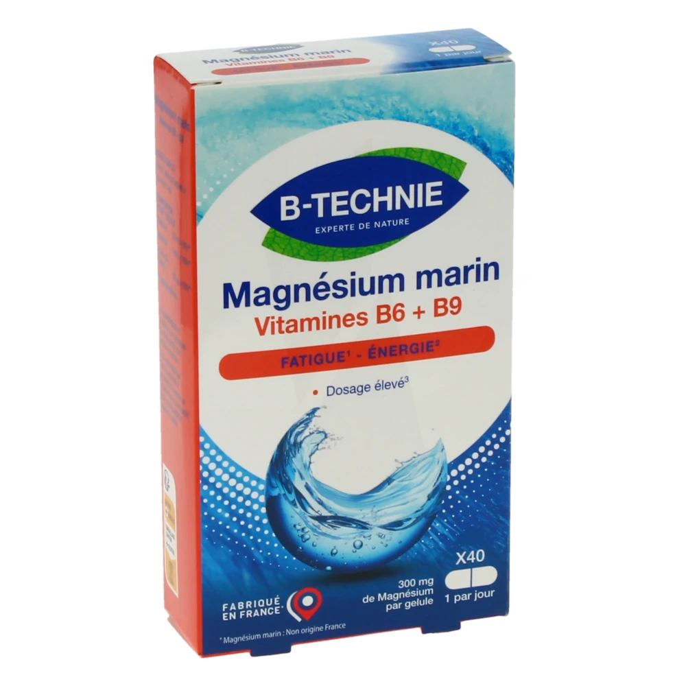 Aquatechnie Magnésium Marin B6 Gél B/40