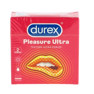 Durex Pleasure Ultra PrÉservatif B/2