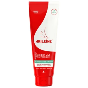 Akileine Soins Rouges Gel Fraîcheur Vive Pieds Frais T/125ml