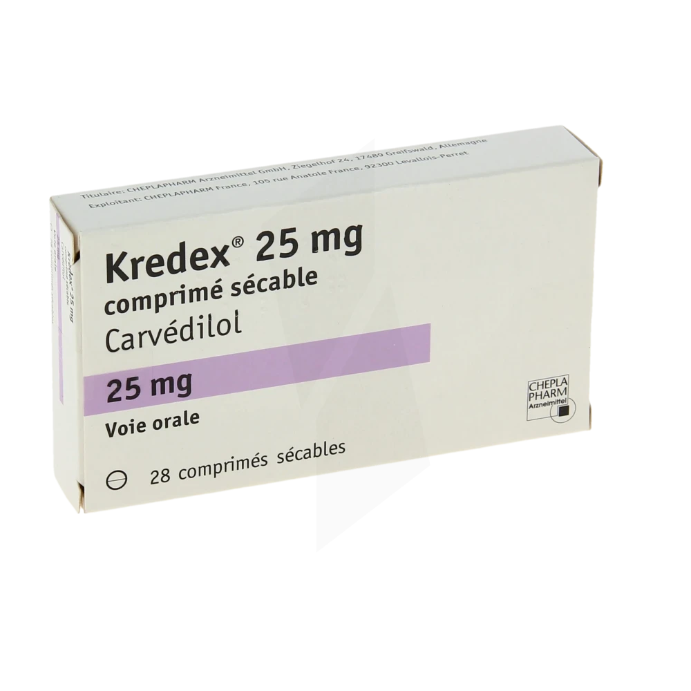 Kredex 25 Mg, Comprimé Sécable