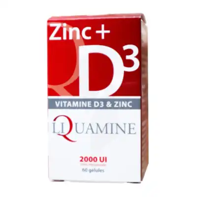 Dr Theiss Liquamine D3 + Zinc Gélules B/60 à Bassens