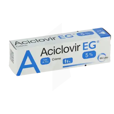 Aciclovir Eg 5 Pour Cent, Crème à LA CRAU