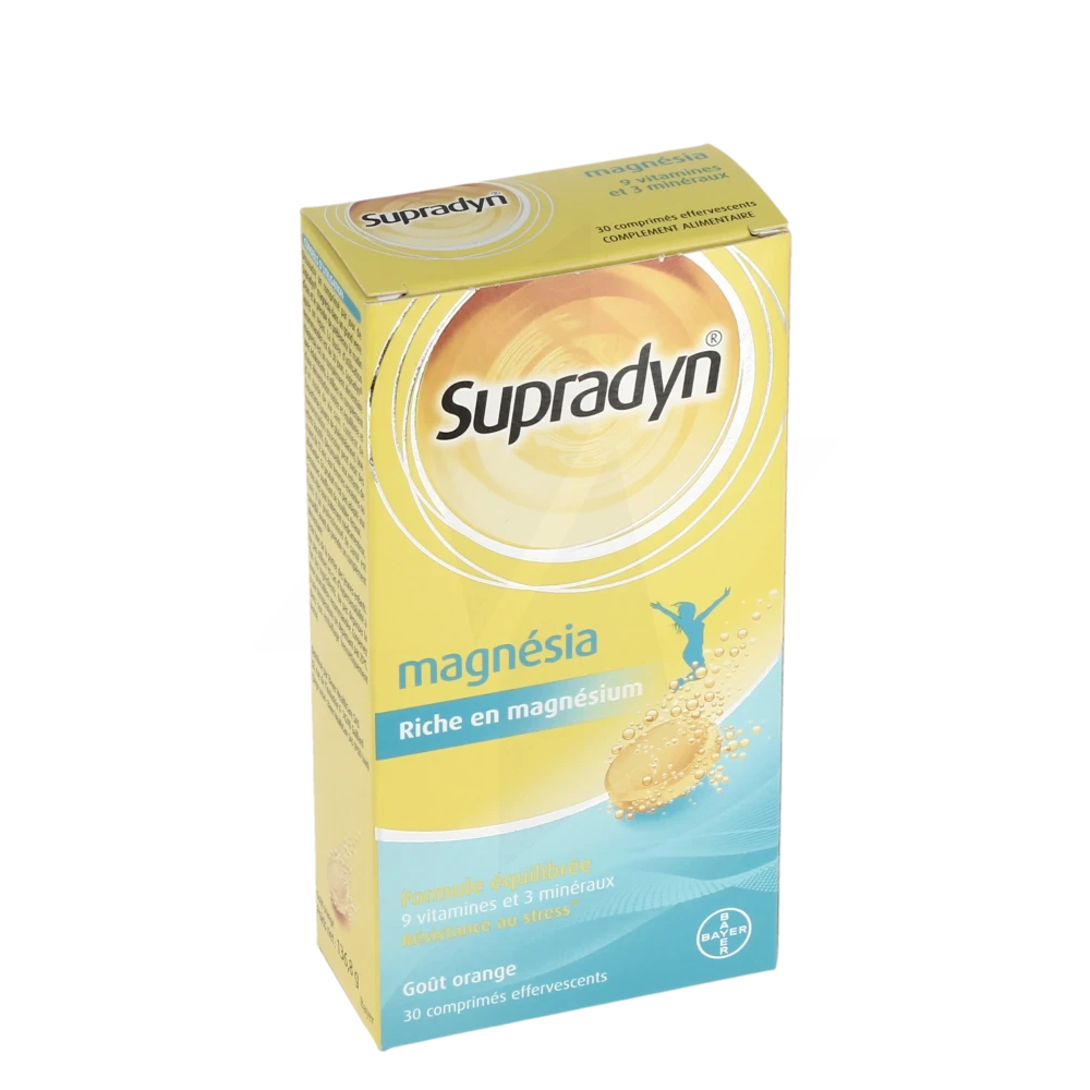 Supradyn Magnésia Comprimés Effervescents B/30