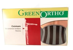 Green Ortho Ceinture Lombaire Homme Gris T4