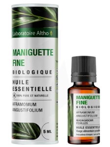 Laboratoire Altho Huile Essentielle Maniguette Fine Bio 5ml