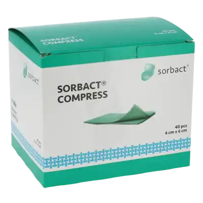 Sorbact Compress, Pansement Liant Les Bactéries Et Les Champignons - 4x6cm - Boite De 40 à Libourne