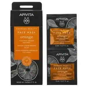 Apivita - Express Beauty Masque Visage Radiance - Orange  2x8ml à LE PIAN MEDOC