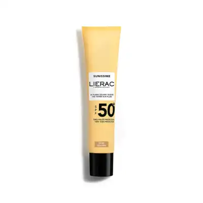 Acheter Liérac Sunissime SPF50 Fluide teinté visage anti-âge global T/40ml à LORMONT