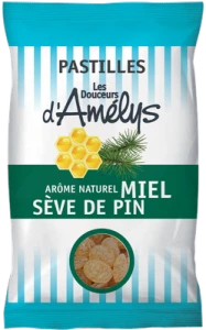 Les Douceurs D'amelys Pastilles Miel Sève De Pin Sachet/100g