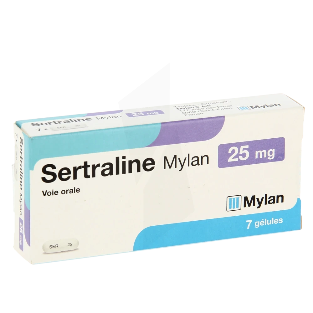 Sertraline Viatris 25 Mg, Gélule