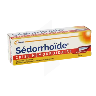 Sedorrhoide Crise Hemorroidaire Crème Rectale T/30g à CUERS