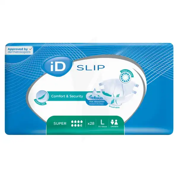 Id Slip Changes Complets Super Taille L Sachet/28