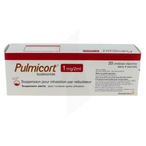 Pulmicort 1 Mg/2 Ml, Suspension Pour Inhalation Par Nébuliseur En Récipient Unidose