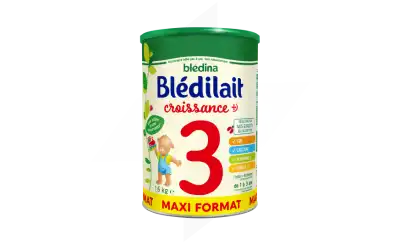 Blédina Blédilait Croissance+ Lait En Poudre B/1,6kg à BARCARÈS (LE)
