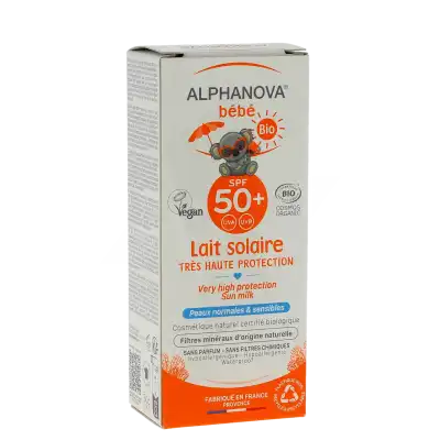 Alphanova Bébé Bio Spf50 + Lait Visage Et Corps Tube De 50 Ml à Saint-Médard-en-Jalles