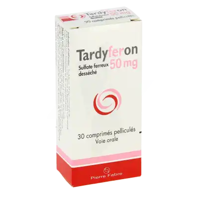 Tardyferon 50 Mg, Comprimé Pelliculé à Nice