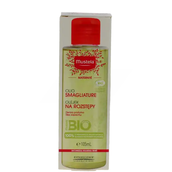Mustela Huile Vergetures Bio 105 Ml