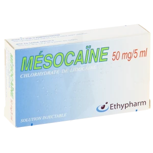 MesocaÏne 50 Mg/5 Ml, Solution Injectable