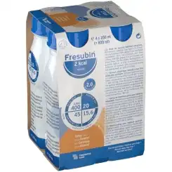 Fresubin 2kcal Drink Nutriment Caramel 4 Bouteilles/200ml à ANNEMASSE