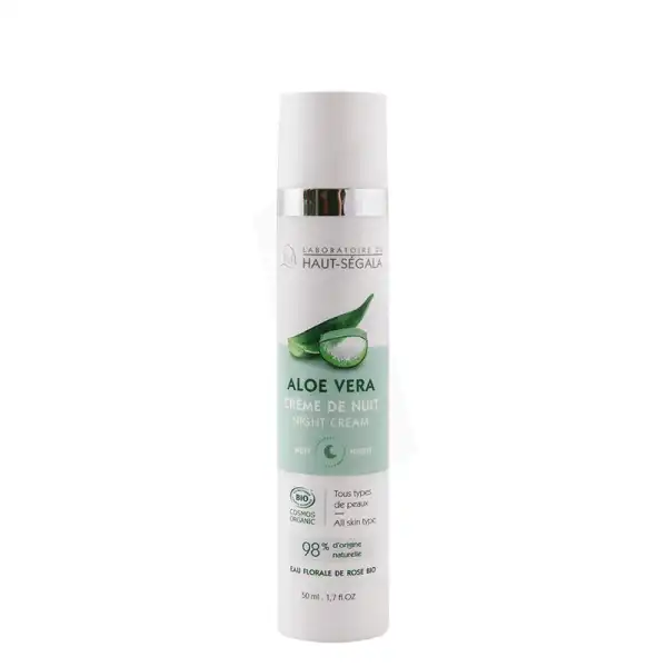 Crème De Nuit Aloe Vera Biologique 50ml