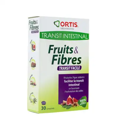 Ortis Fruits & Fibres Comprimés Transit Facile B/30 à VILLENAVE D'ORNON