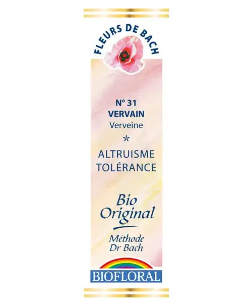 Biofloral Fleurs De Bach N° 31 Vervain Elixir