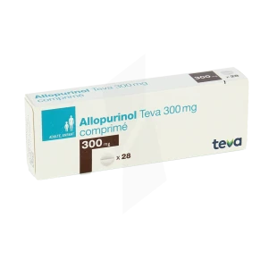 Allopurinol Teva 300 Mg, Comprimé